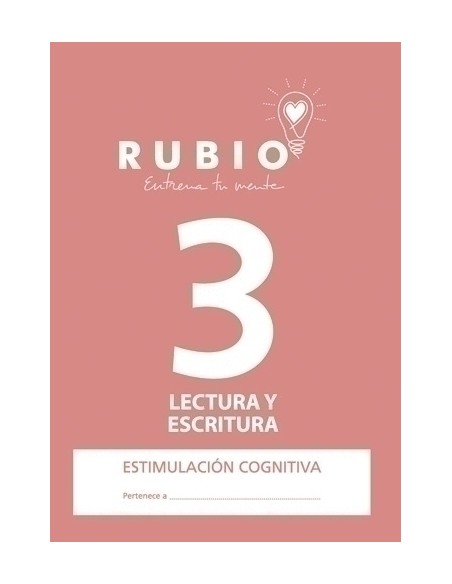 CUADERNO RUBIO A4 ESTIM.COGN.LECTURA 3 - Pack de 5 unidades