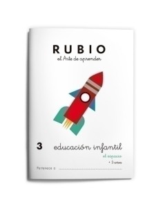 CUADERNO RUBIO A5 EDU. INF. 3 EL ESPACIO - Pack de 10 unidades