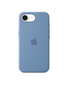 Funda de silicona para el iPhone 16e - Azul invierno