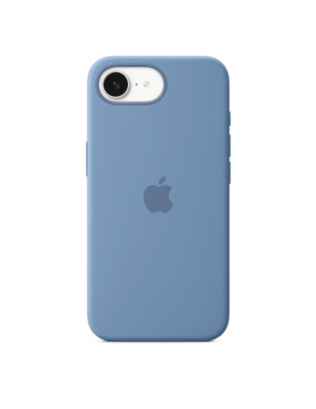 Funda de silicona para el iPhone 16e - Azul invierno