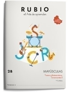 CUADERNO RUBIO MAYUSCULAS 2B - Pack de 10 unidades