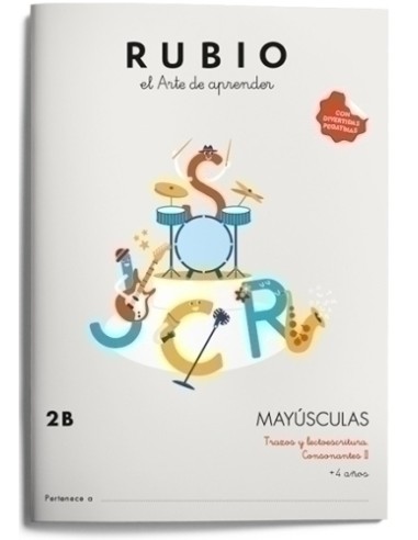 CUADERNO RUBIO MAYUSCULAS 2B - Pack de 10 unidades