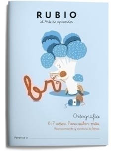 CUADERNO RUBIO ORTOGRAFIA 2 6-7 AÑOS - Pack de 5 unidades