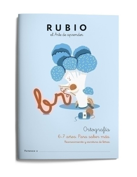 CUADERNO RUBIO ORTOGRAFIA 2 6-7 AÑOS - Pack de 5 unidades