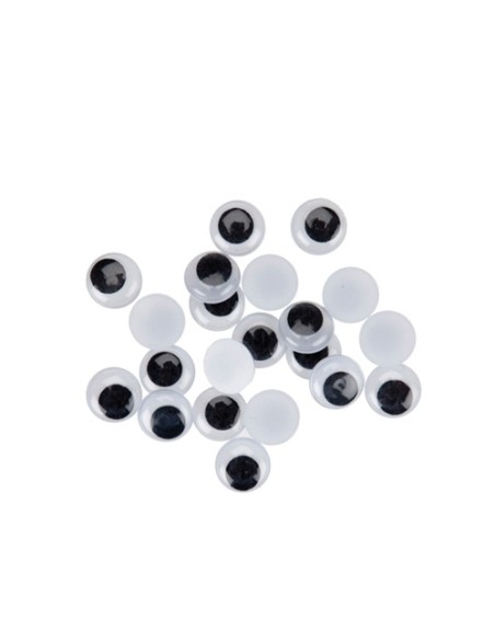 OJOS MOVILES SMART OVAL. 6 mm. PACK 80