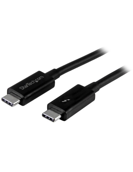 Cable Thunderbolt 3 Pasivo de 1m - 20Gbps - PD 100W - Vídeo 4K - Cable Thunderbolt - Certificado Thunderbolt - Compatible con US