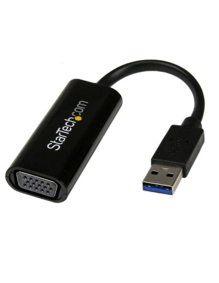 Adaptador Gráfico Conversor USB 3.0 a VGA - Cable Convertidor Compacto de Vídeo - 1920x1200 / 1080p