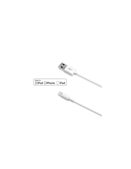 USBLIGHT cable de conector Lightning Blanco
