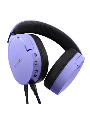 GXT 490P FAYZO Auriculares Alámbrico Diadema Juego USB tipo A Negro, Púrpura