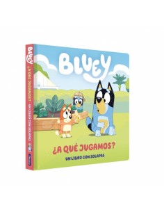 Bluey Libro de carton con solapas A que jugamos