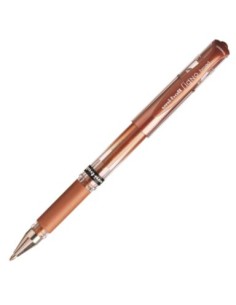 C 12 boligrafos uni ball signo broad color bronce 1mm