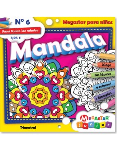 MANDALA JUNIOR COLOREA Y DISFRUTA 06
