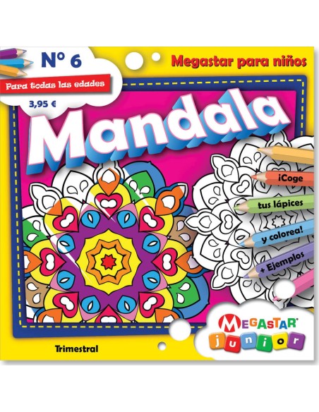 MANDALA JUNIOR COLOREA Y DISFRUTA 06