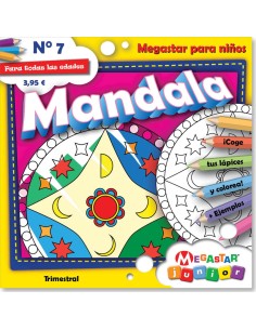 MANDALA JUNIOR COLOREA Y DISFRUTA 07