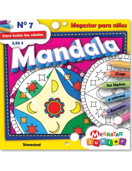 MANDALA JUNIOR COLOREA Y DISFRUTA 07