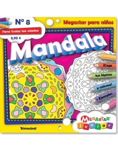 MANDALA JUNIOR COLOREA Y DISFRUTA 08
