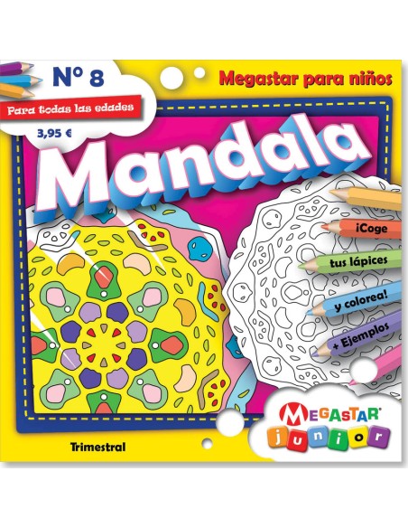 MANDALA JUNIOR COLOREA Y DISFRUTA 08