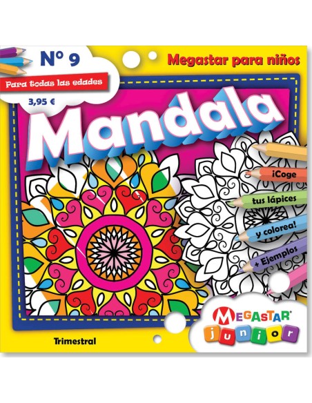 MANDALA JUNIOR COLOREA Y DISFRUTA 09