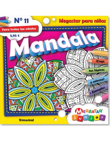 MANDALA JUNIOR COLOREA Y DISFRUTA 11