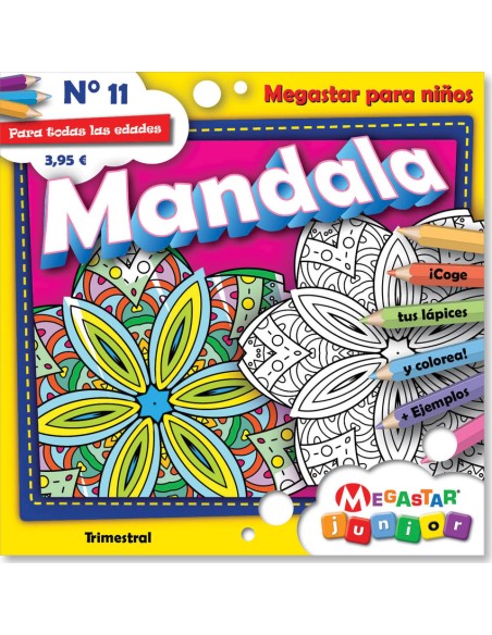 MANDALA JUNIOR COLOREA Y DISFRUTA 11