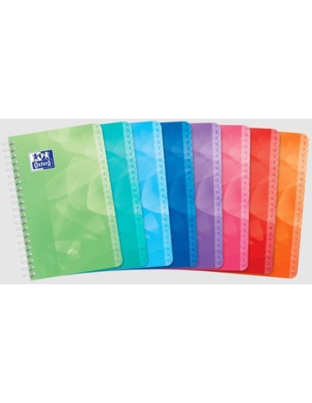 Cuaderno indice alfabetico 11x17cm 50h cuad5x5 tapa plastico colores surtidos