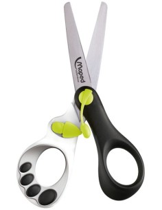 037910 tijera de escritorio y manualidades Corte recto Negro, Verde, Blanco Universal