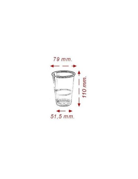 NUP Pack 50 Vasos PP TRANSP.330CC 0760
