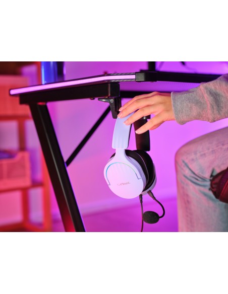 GXT 490P FAYZO Auriculares Alámbrico Diadema Juego USB tipo A Negro, Púrpura