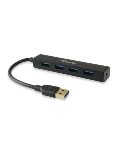 128953 hub de interfaz USB 3.2 Gen 1 (3.1 Gen 1) Type-A 5000 Mbit/s Negro