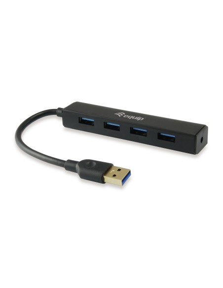 128953 hub de interfaz USB 3.2 Gen 1 (3.1 Gen 1) Type-A 5000 Mbit/s Negro