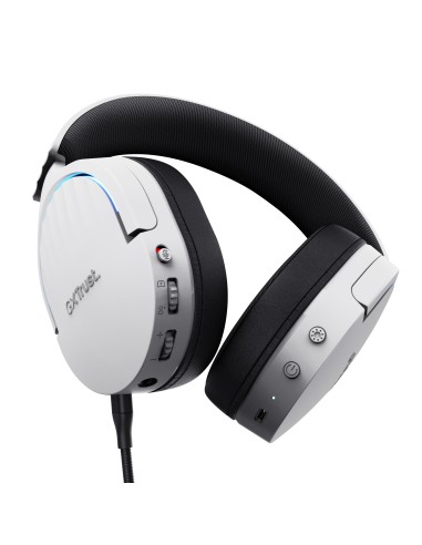 GXT 491W FAYZO Auriculares Inalámbrico y alámbrico Diadema Juego USB Tipo C Bluetooth Negro, Blanco