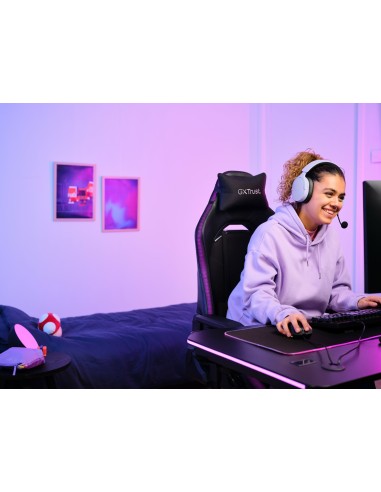 GXT 491P FAYZO Auriculares Inalámbrico y alámbrico Diadema Juego USB tipo A Bluetooth Negro, Púrpura