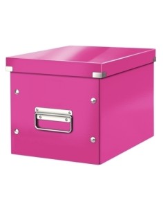 CAJA LEITZ CLICK&STORE WOW CUBO FUCSIA