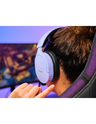 GXT 491P FAYZO Auriculares Inalámbrico y alámbrico Diadema Juego USB tipo A Bluetooth Negro, Púrpura