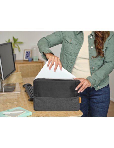 Lisboa 33,8 cm (13.3") Funda Negro, Gris