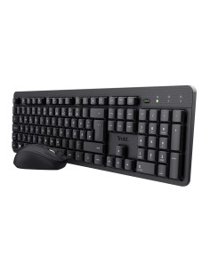 TKM-360 teclado Ratón incluido RF inalámbrico QWERTY Español Negro