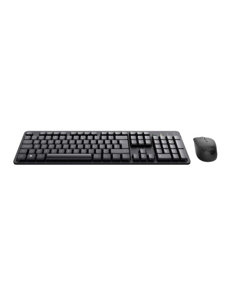 TKM-360 teclado Ratón incluido RF inalámbrico QWERTY Español Negro TKM-360 teclado Ratón incluido RF inalámbrico QWERTY Español Negro