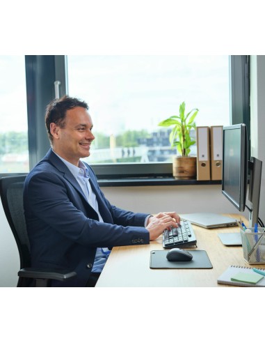 TKM-360 teclado Ratón incluido RF inalámbrico QWERTY Español Negro