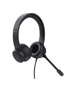 HS-201 Auriculares Alámbrico Diadema Oficina/Centro de llamadas USB tipo A Negro 2