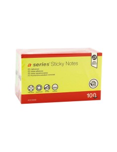 BLOC NOTAS A-SERIES STICKY 75X125 NEON AS0888