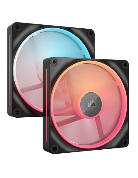 iCUE LINK LX140-R RGB Carcasa del ordenador Ventilador 14 cm Negro 2 pieza(s)