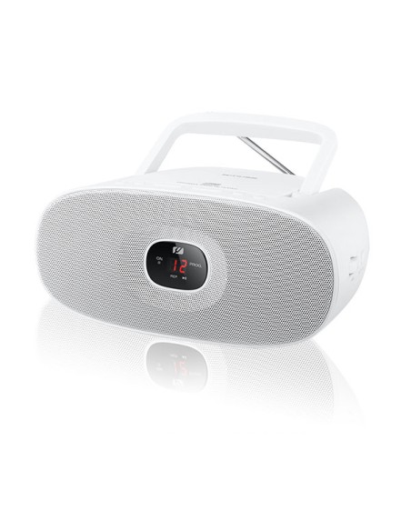 MD-202 Reproductor de CD portátil Blanco