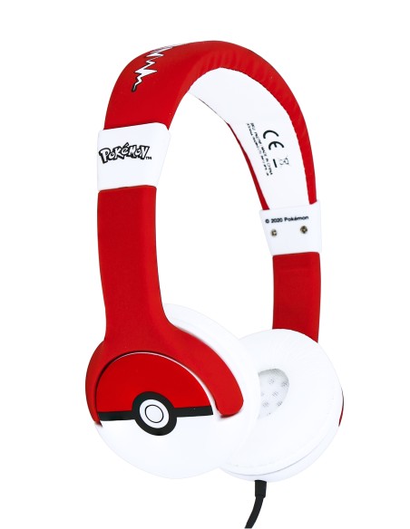 Pokémon Pokéball Auriculares Alámbrico Diadema Música Negro, Rojo, Blanco