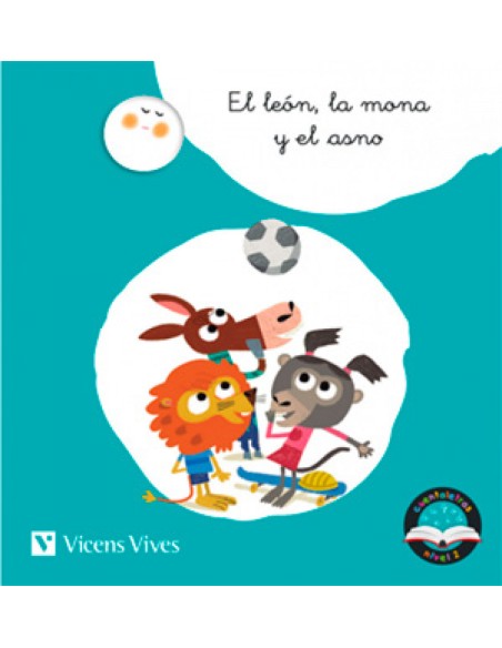 EL LEON LA MONA Y EL ASNO LETRA N LIGADA CUENTALETRAS NIVEL 2