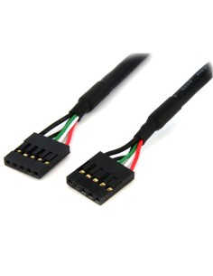 Cable Interno de 18 pulgadas al USB IDC de 5 pines del Cabezal de la Placa Base  H/H