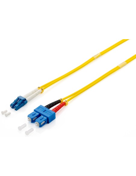 254332 cable de fibra optica 2 m LC SC OS2 Amarillo
