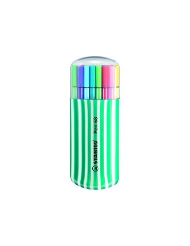 Estuche Zebrui turquesa 20 Pen 68 6820-02-2-5