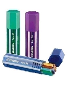 ROTUL.STABILO PEN 68  PORTATODO 20 UD.