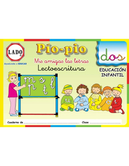 Pio pio Mis amigas las letras lectoescritura consonantes Educacion Infantil Cuaderno 2