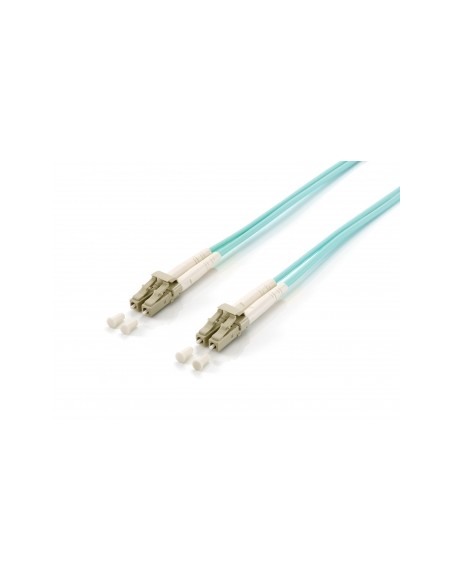 255415 cable de fibra optica 5 m LC OM3 Turquesa